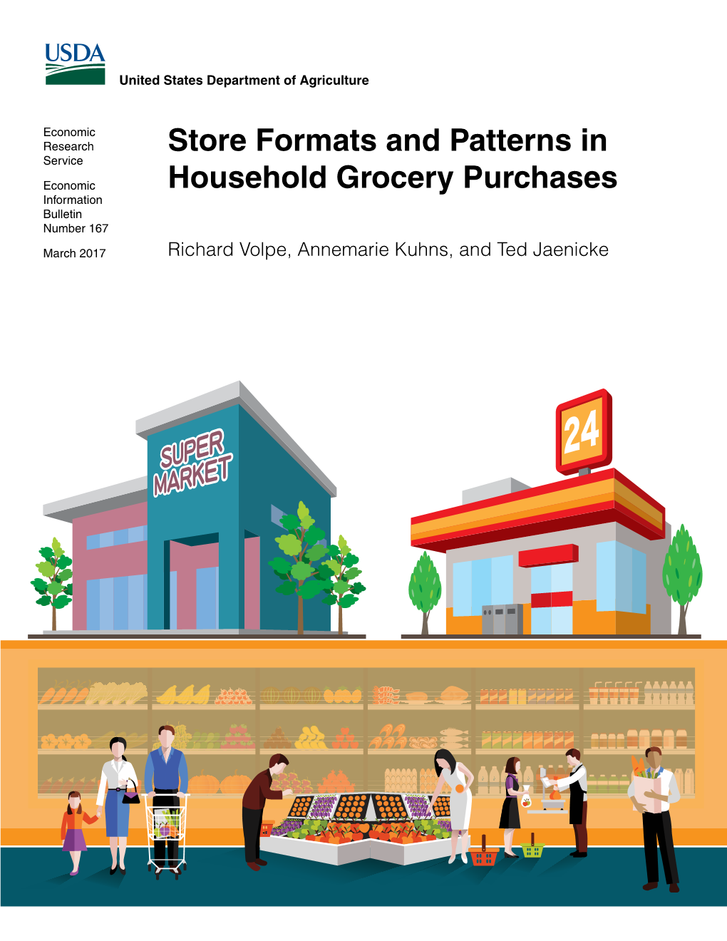 Store Formats and Patterns in Household Grocery Purchases, EIB-167, U.S