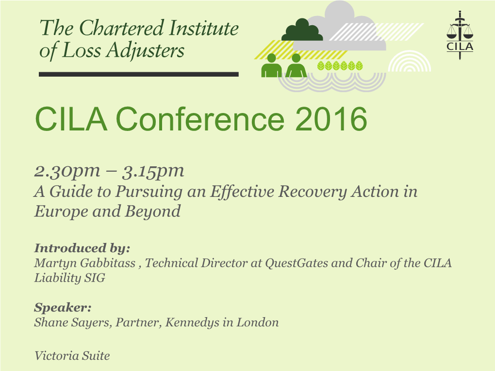 CILA Conference 2016