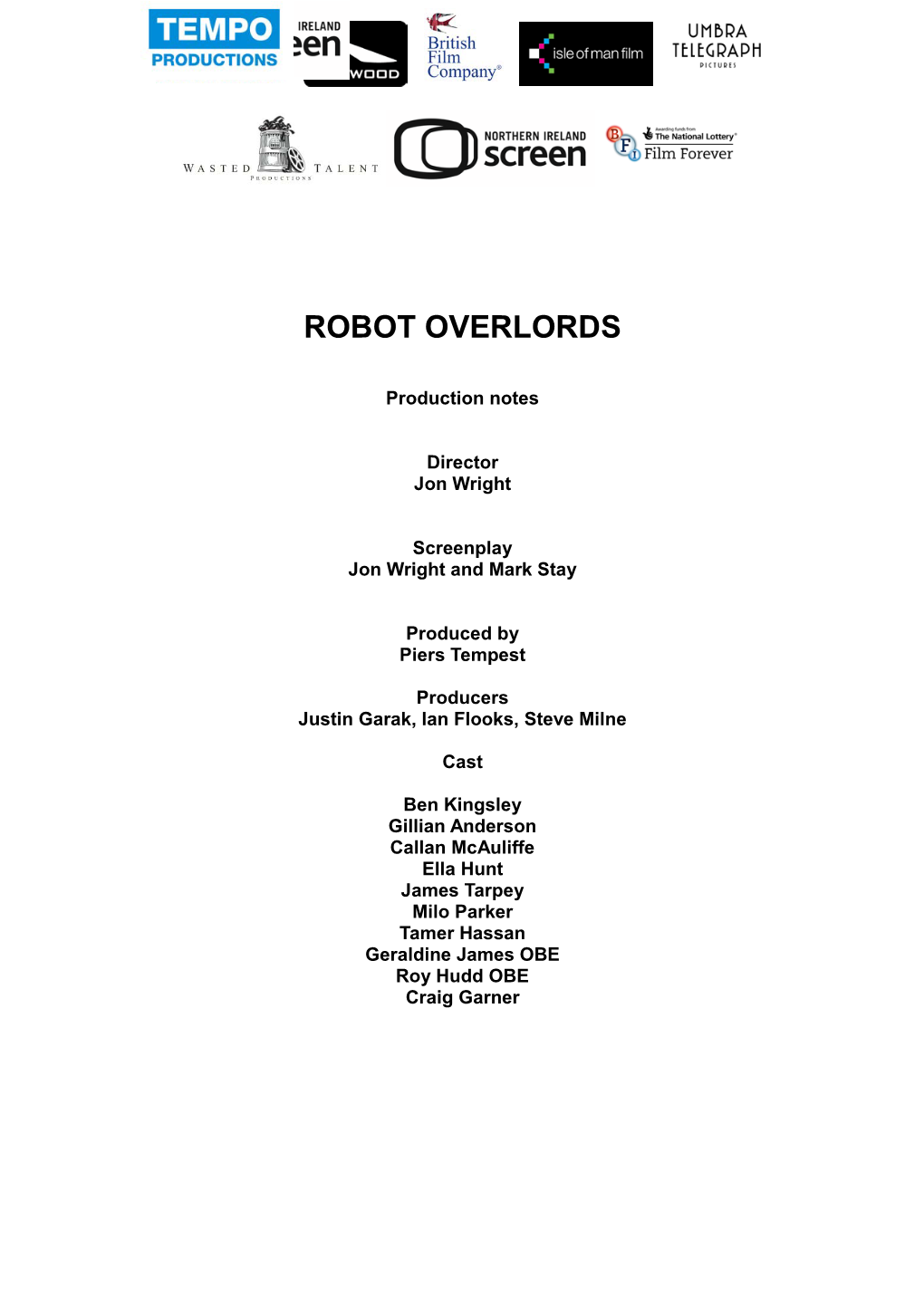 Robot Overlords