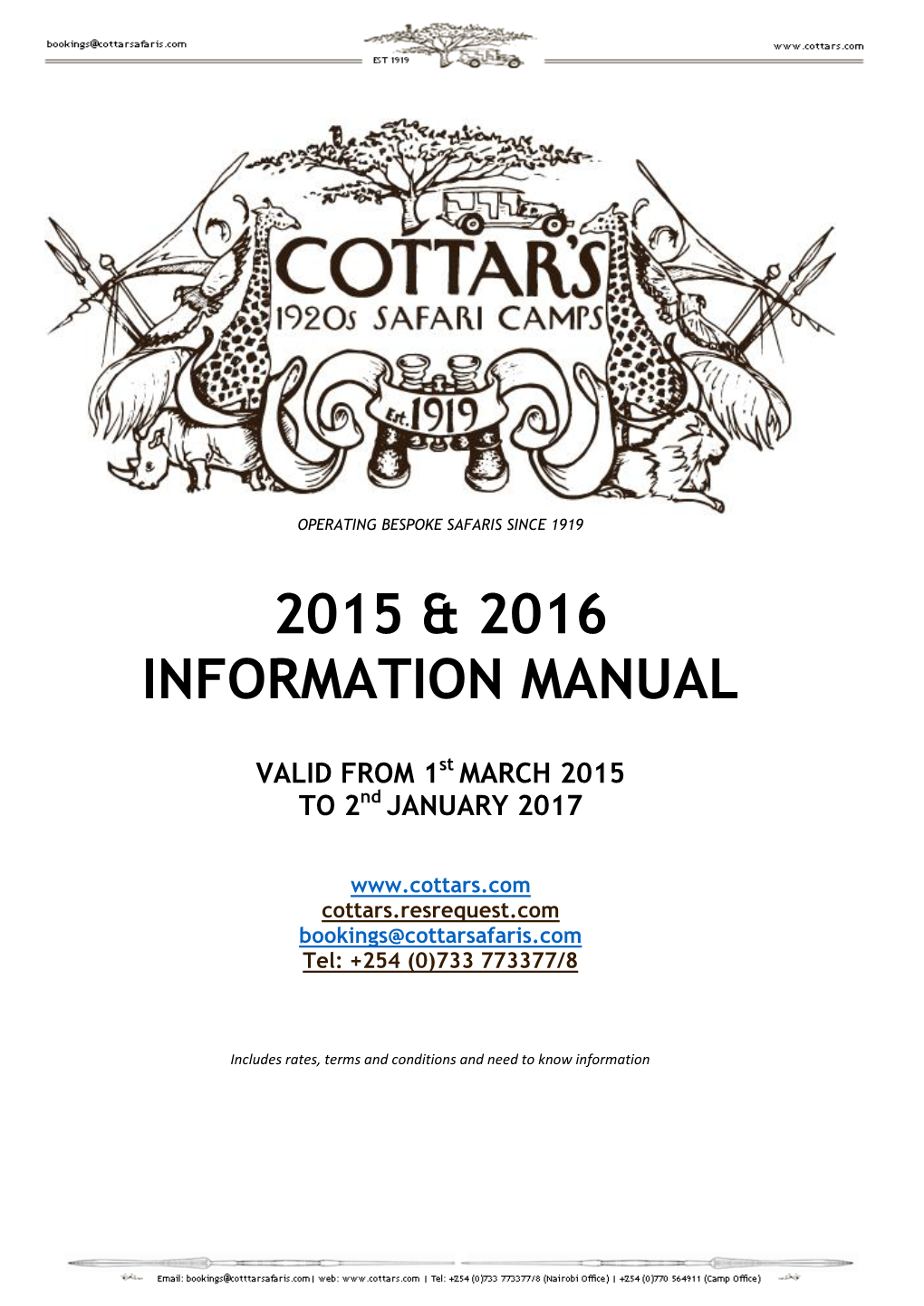 2015 & 2016 Information Manual