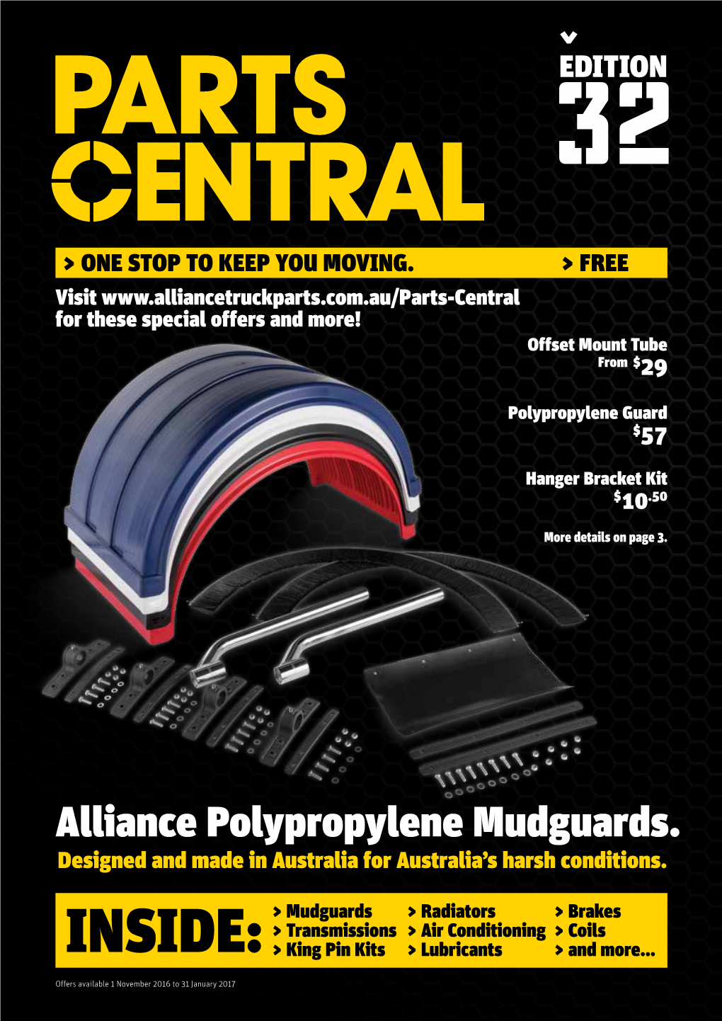 Alliance Polypropylene Mudguards. Designed and Made in Australia for Australia’S Harsh Conditions
