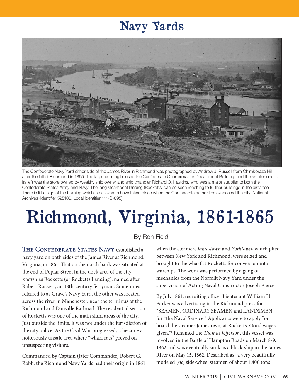 Richmond, Virginia, 1861-1865