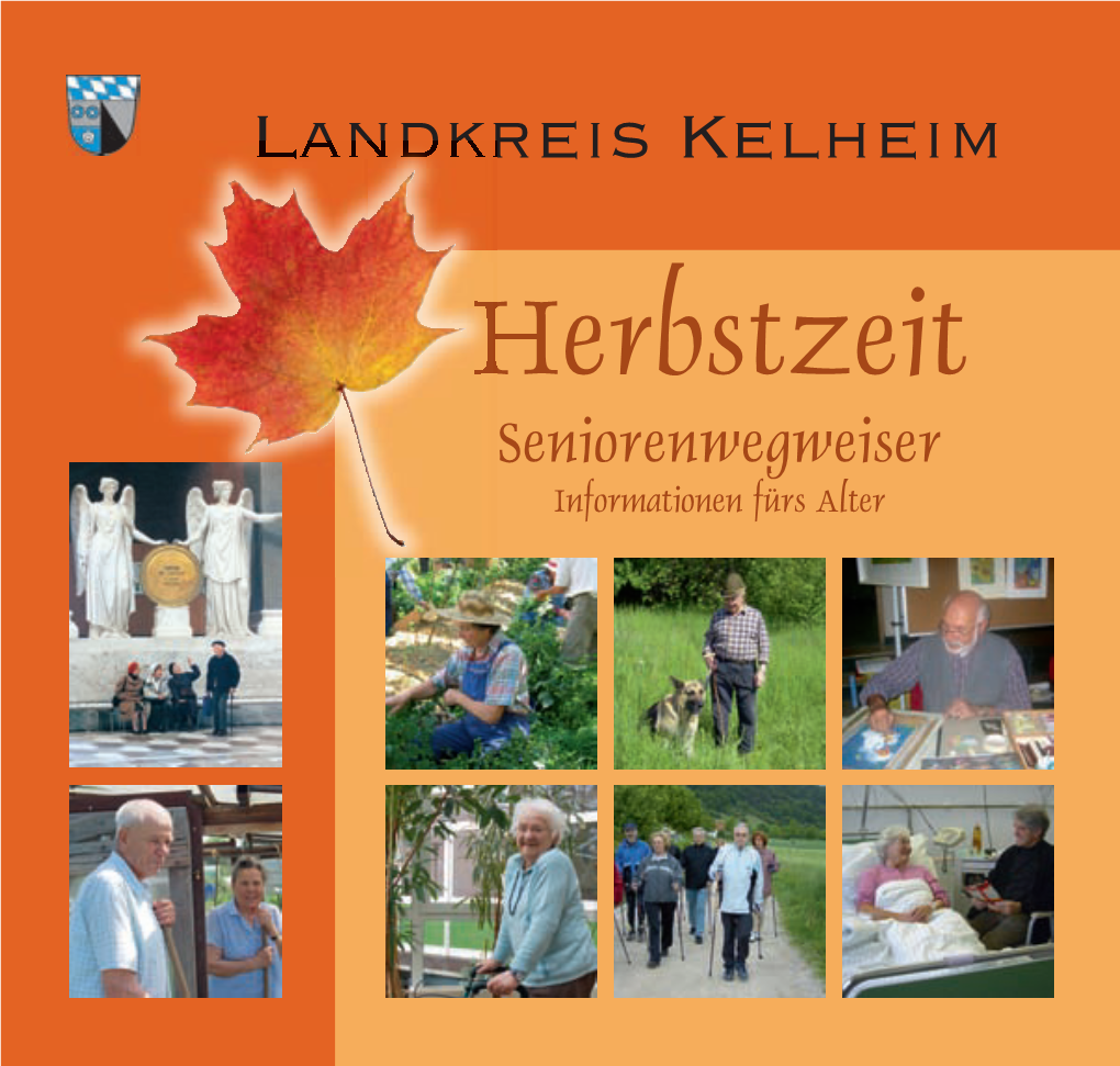 Landkreis Kelheim Herbstzeit Seniorenwegweiser Informationen Fürs Alter