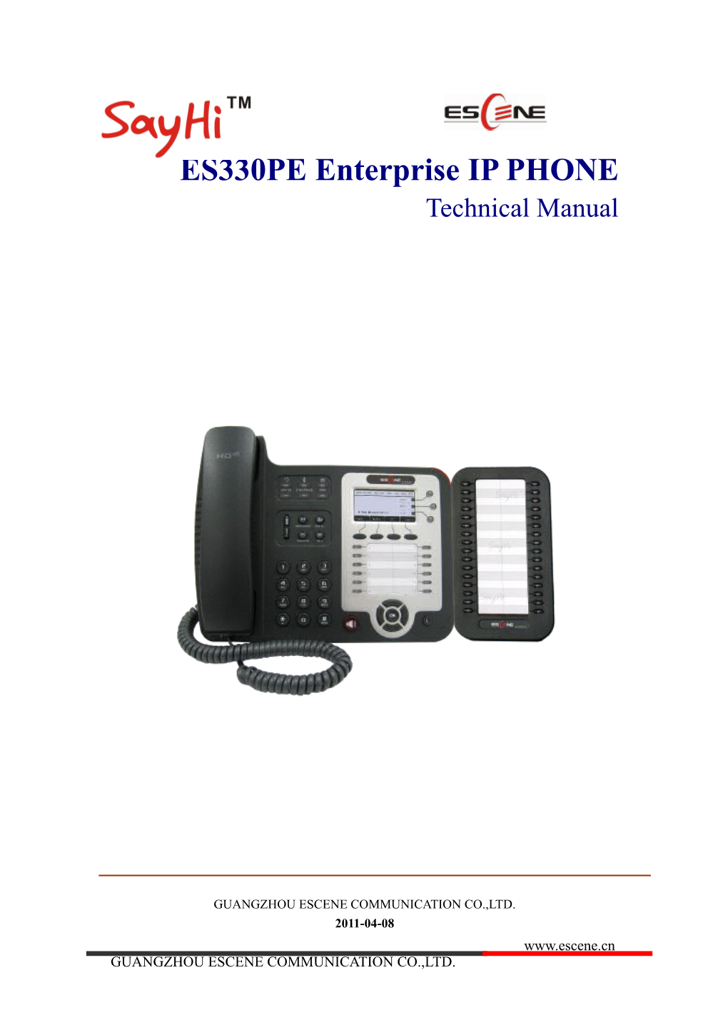 ES330PE Enterprise IP PHONE