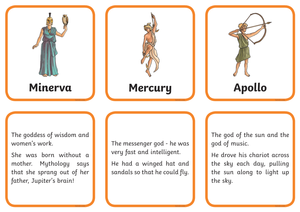 Minerva Mercury Apollo