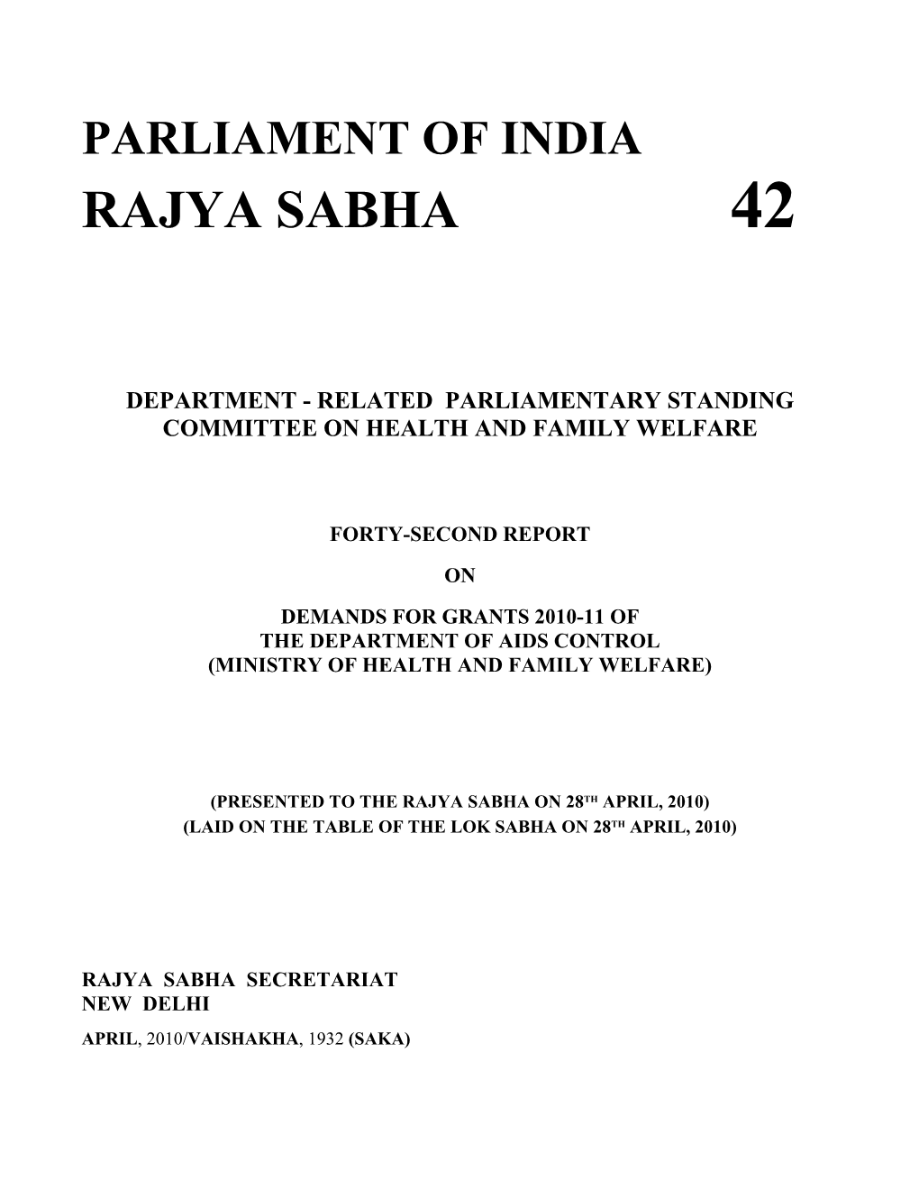 Rajya Sabha 42