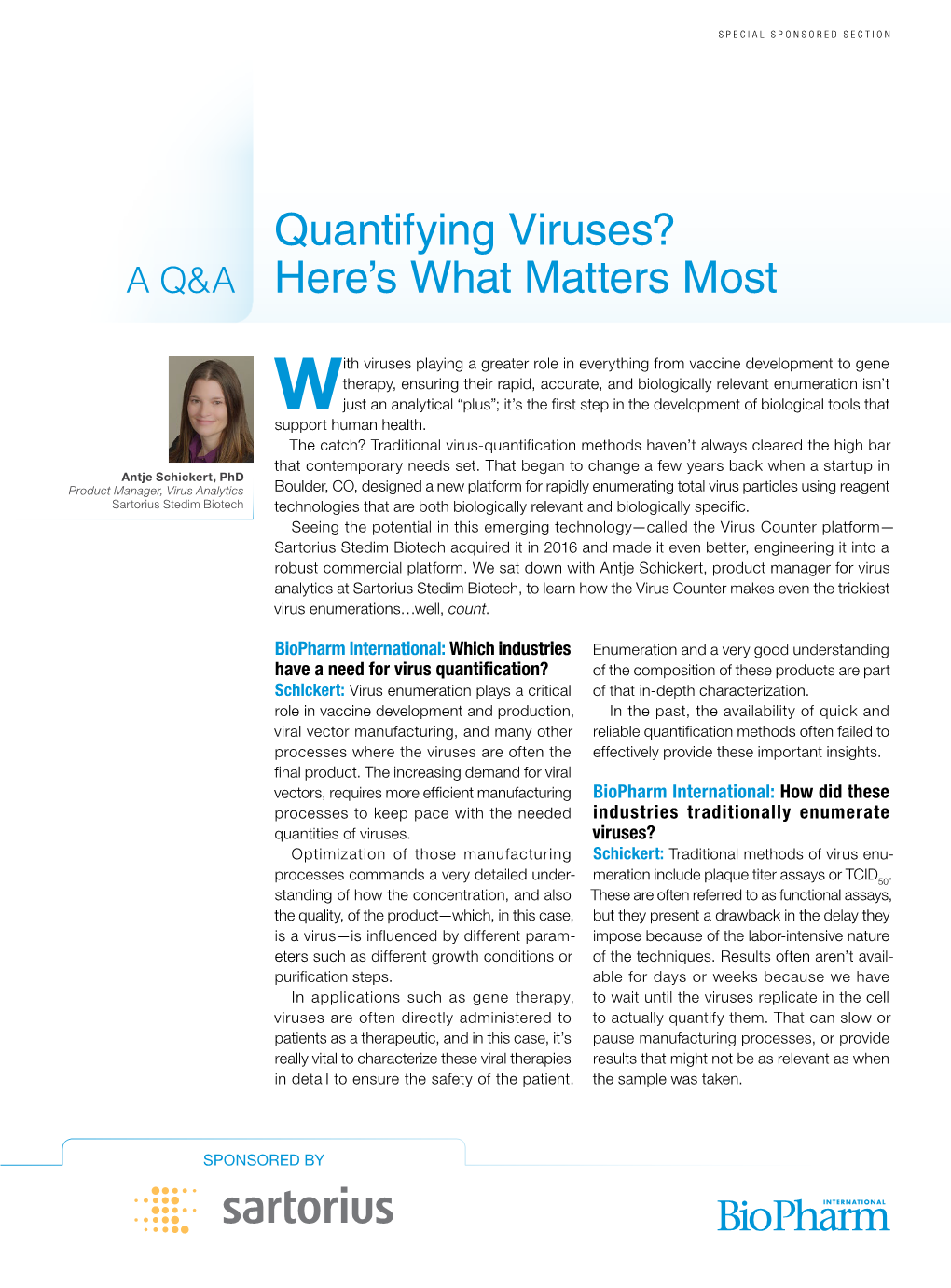 Quantifying Viruses? a Q&A Here’S What Matters Most