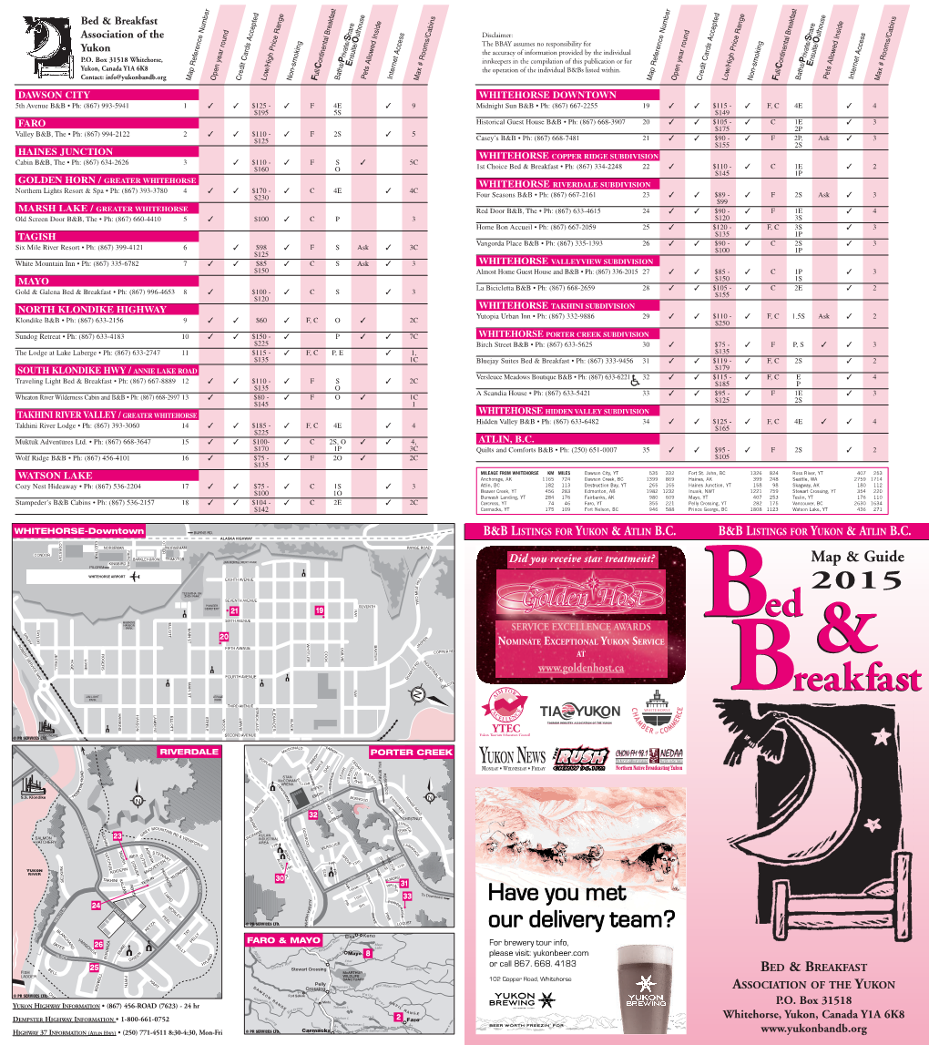 B&B Association Brochure