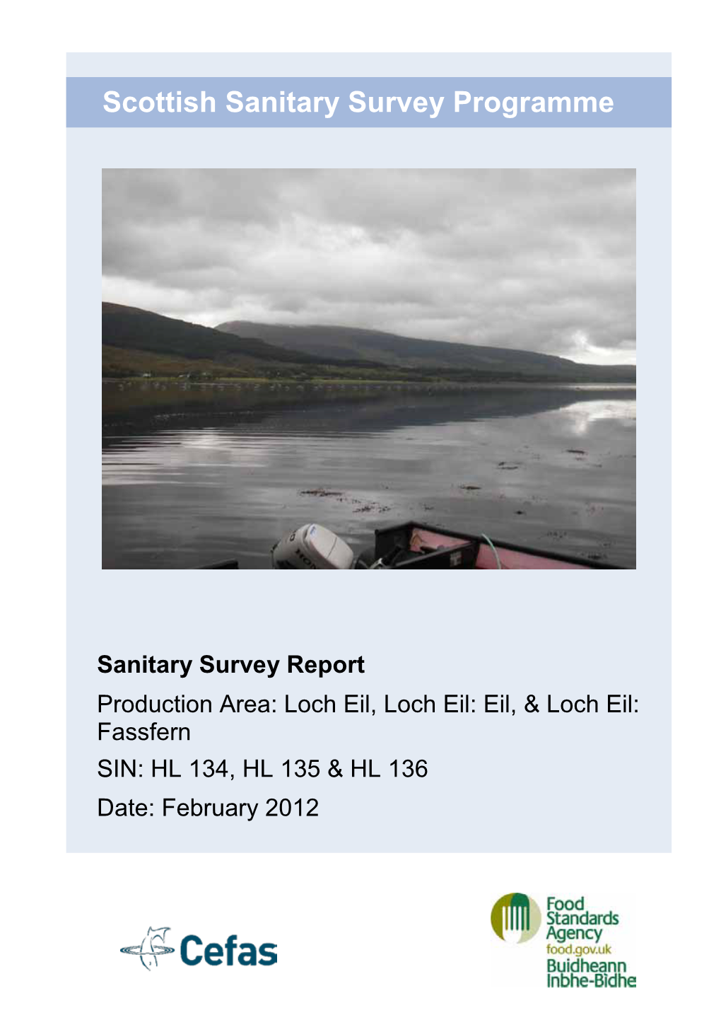 Scottish Sanitary Survey Programme