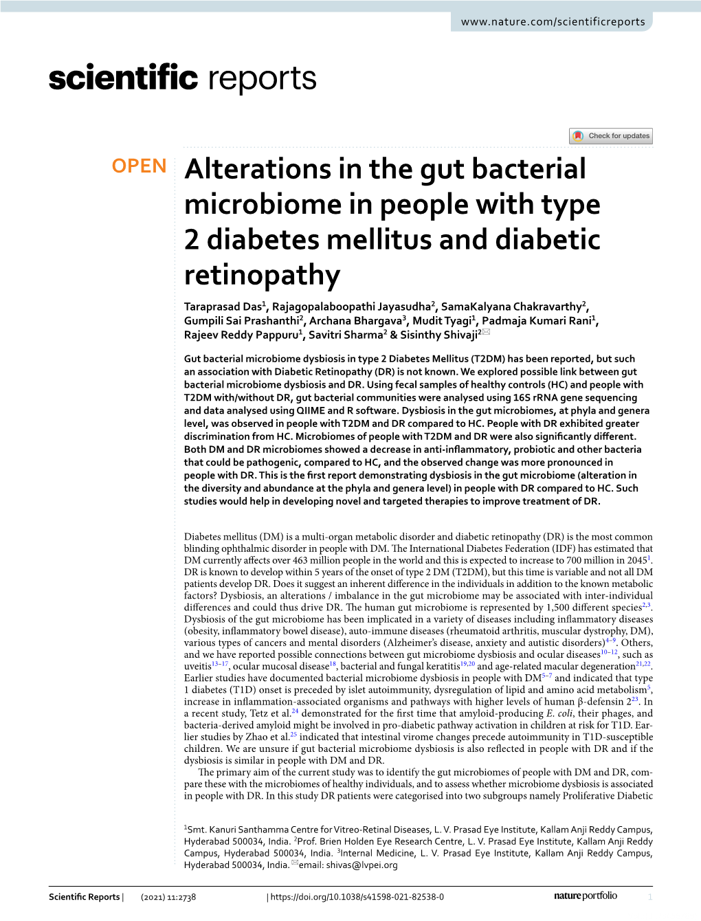 Alterations in the Gut Bacterial Microbiome in People with Type 2