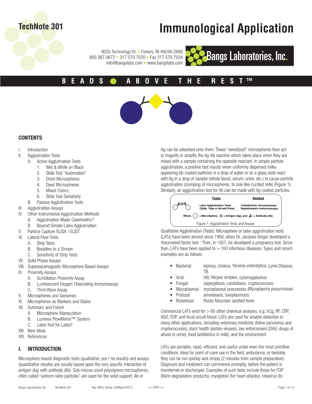 301: Immunological Applications