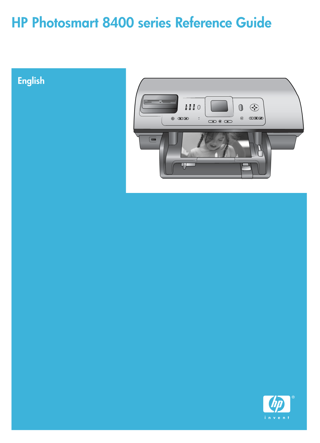 HP Photosmart 8400 Series Reference Guide