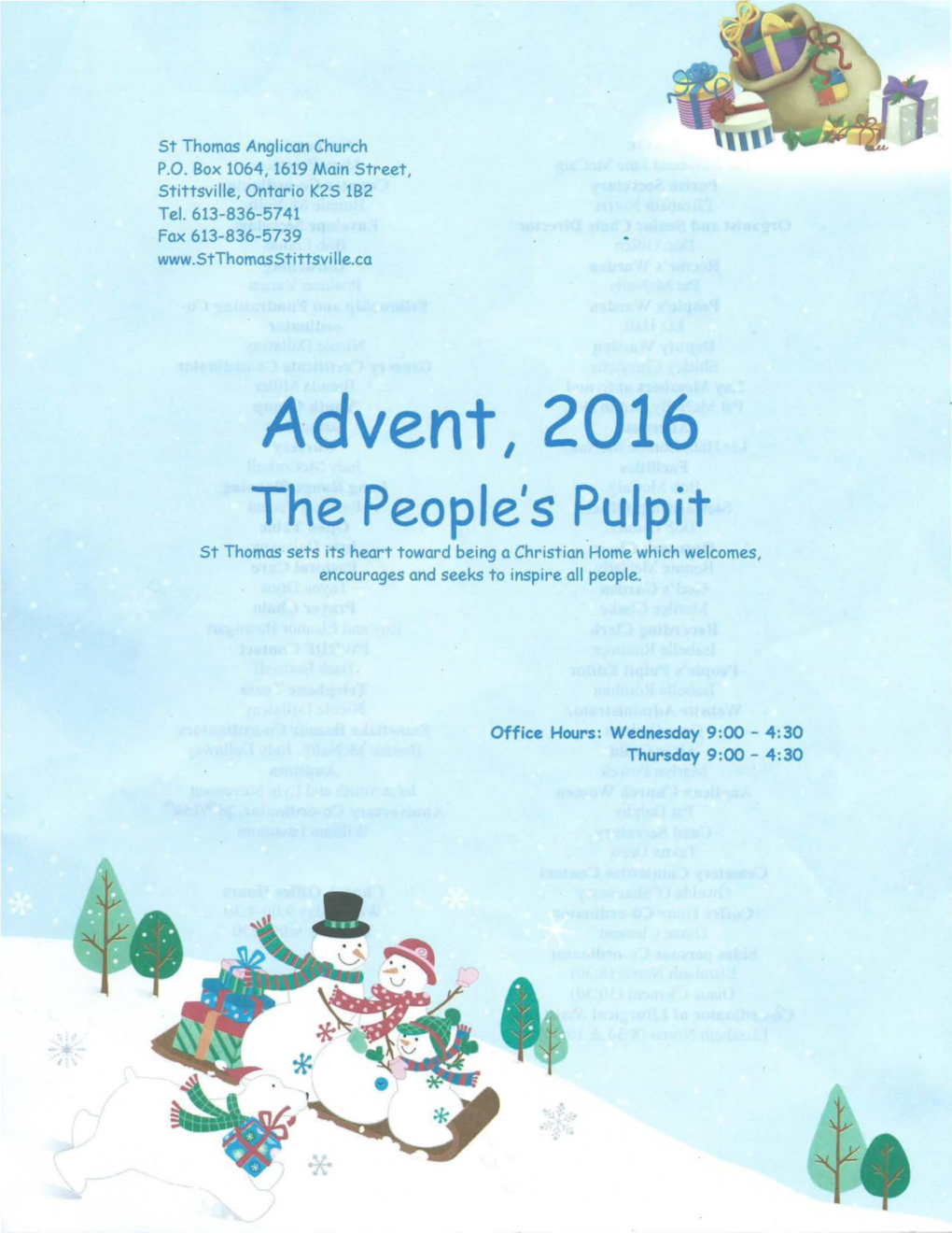 People's Pulpit 2016-12 Advent