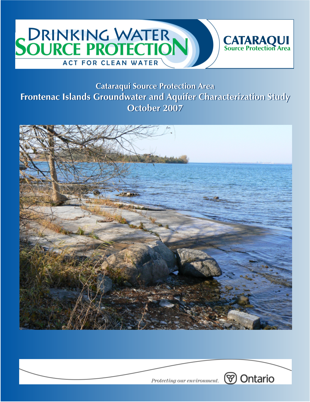 Full Text of the Frontenac Islands Groundwater and Aquifer