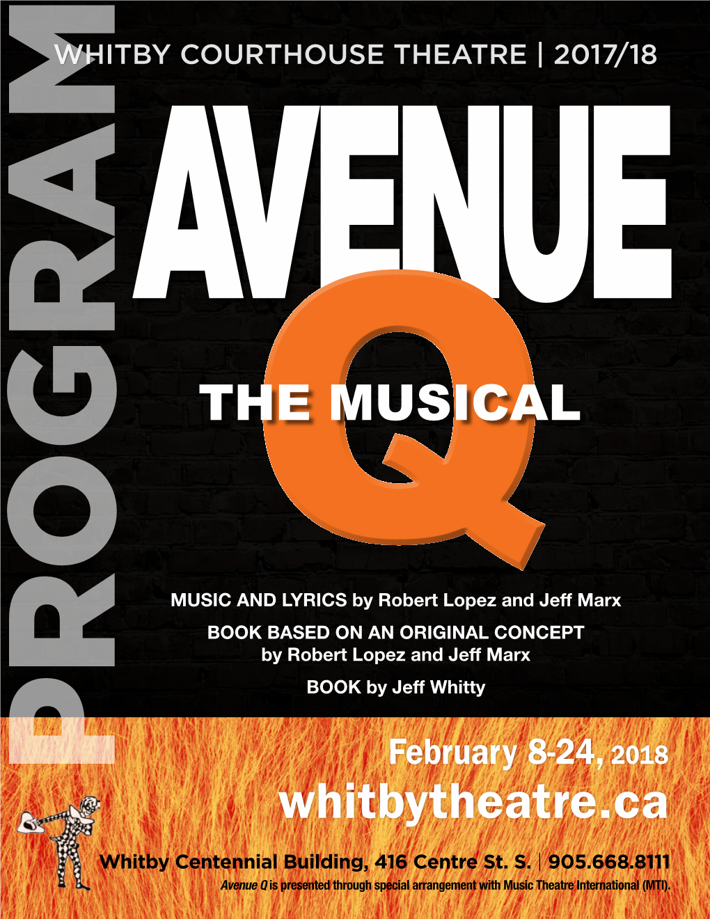 Whitbytheatre.Ca BOOK Byjeff Whitty February 8-24, February 905.668.8111