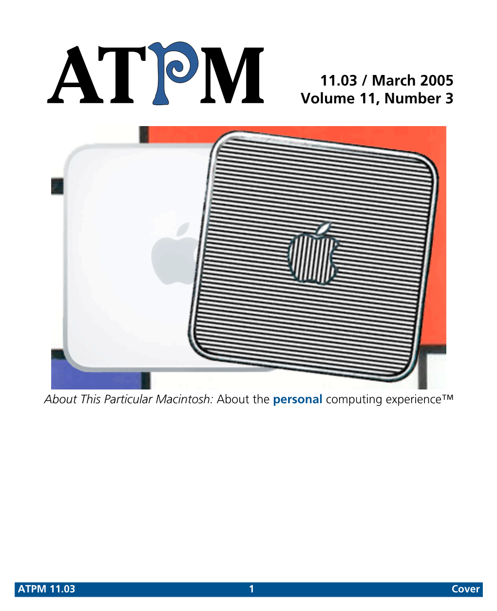 About This Particular Macintosh 11.03