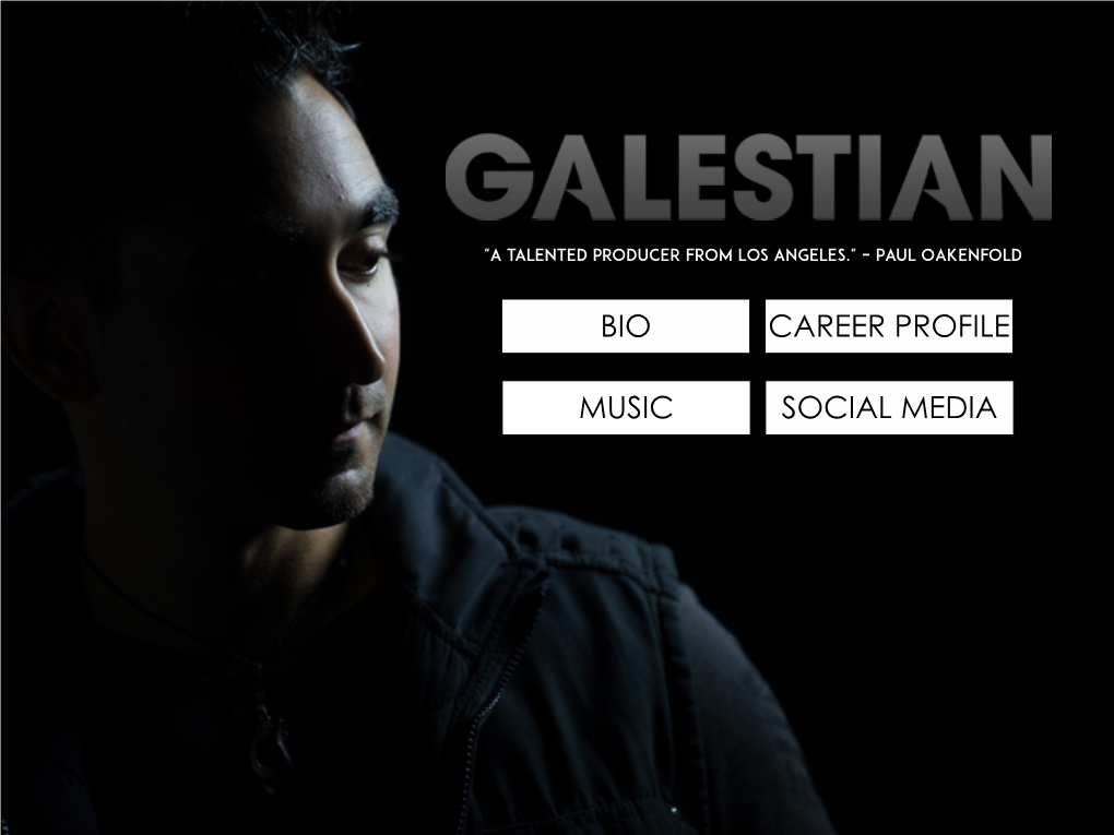 Music Bio Social Media Career Profile