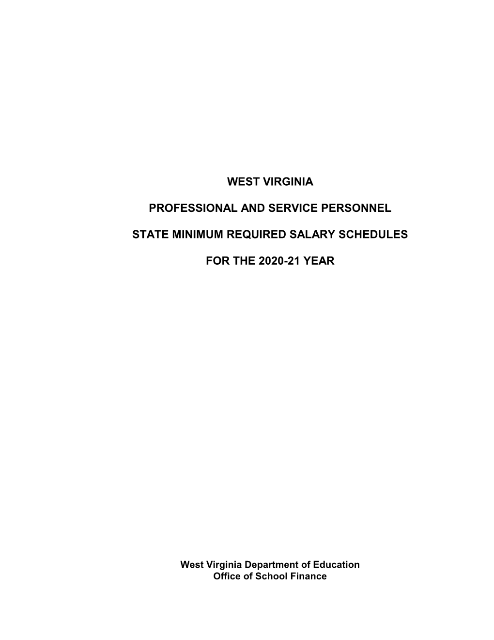 State Salary Schedules 21