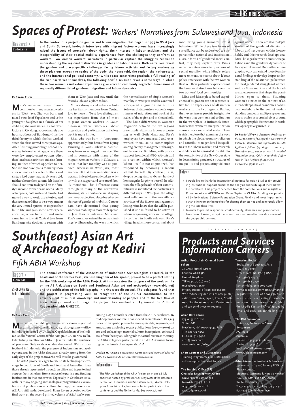 Workers' Narratives from Sulawesi and Java, Indonesia