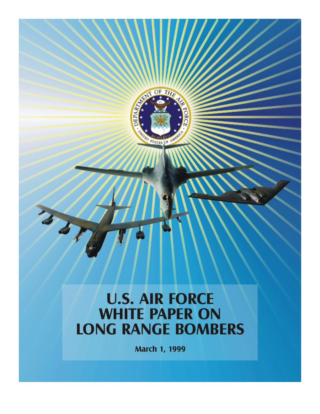 U.S. Air Force White Paper on Long Range Bombers