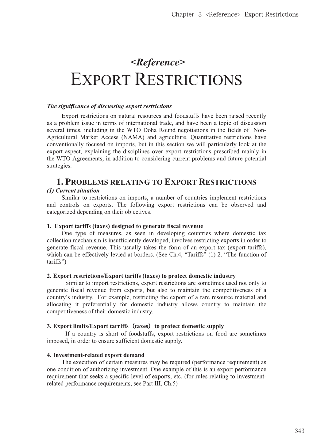 Export Restrictions