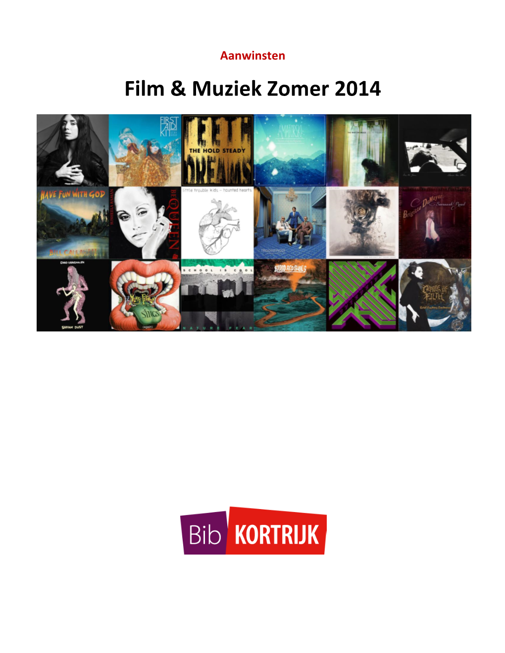 Film & Muziek Zomer 2014