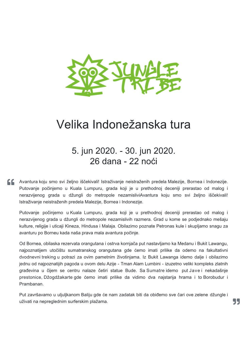 Velika Indonežanska Tura