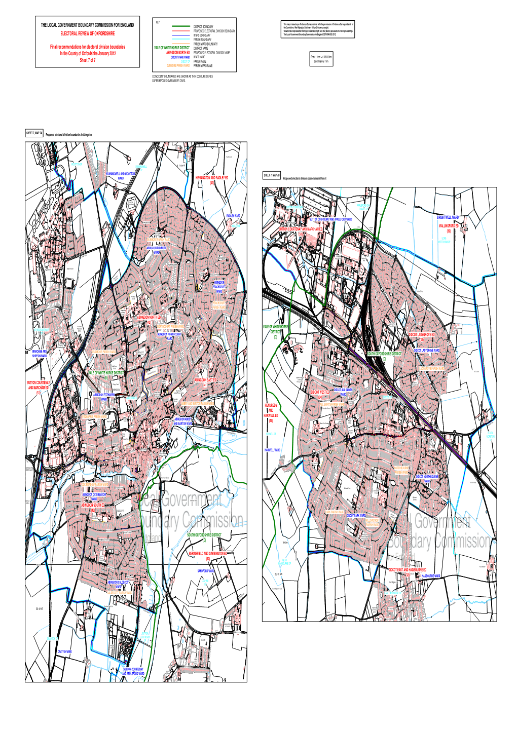 THE LOCAL GOVERNMENT BOUNDARY COMMISSION for ENGLAND ELECTORAL REVIEW of OXFORDSHIRE Final Recommendations for Electoral Divisio