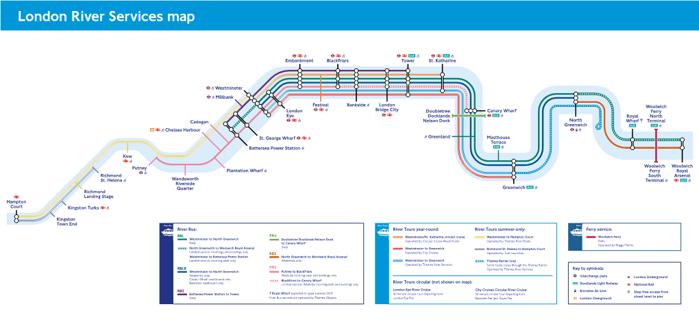 Map of Scheduled River Services PDF 98KB