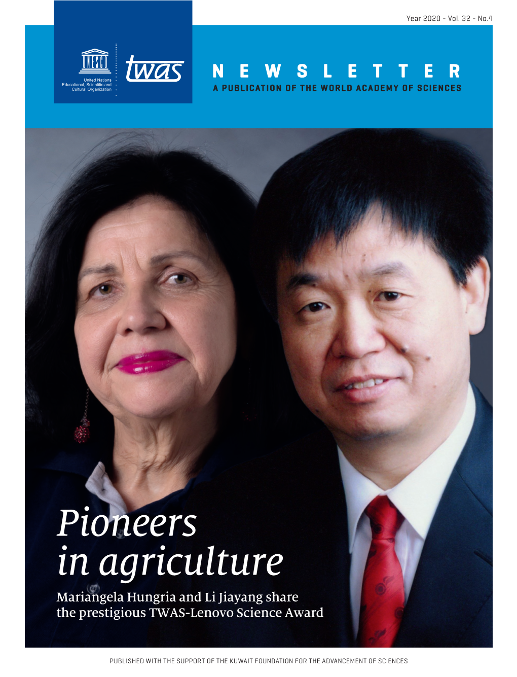 Pioneers in Agriculture Mariangela Hungria and Li Jiayang Share the Prestigious TWAS-Lenovo Science Award