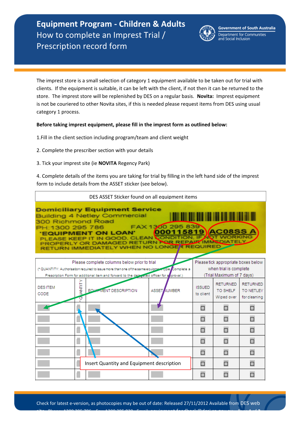 How to Complete an Imprest Trial