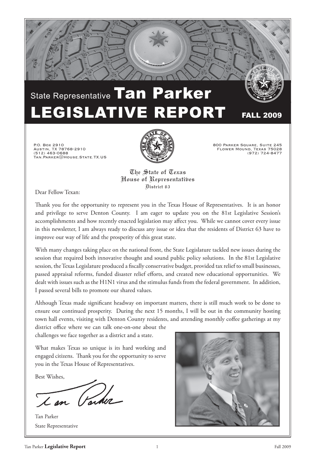 2009 Parker Newsletter.Pdf