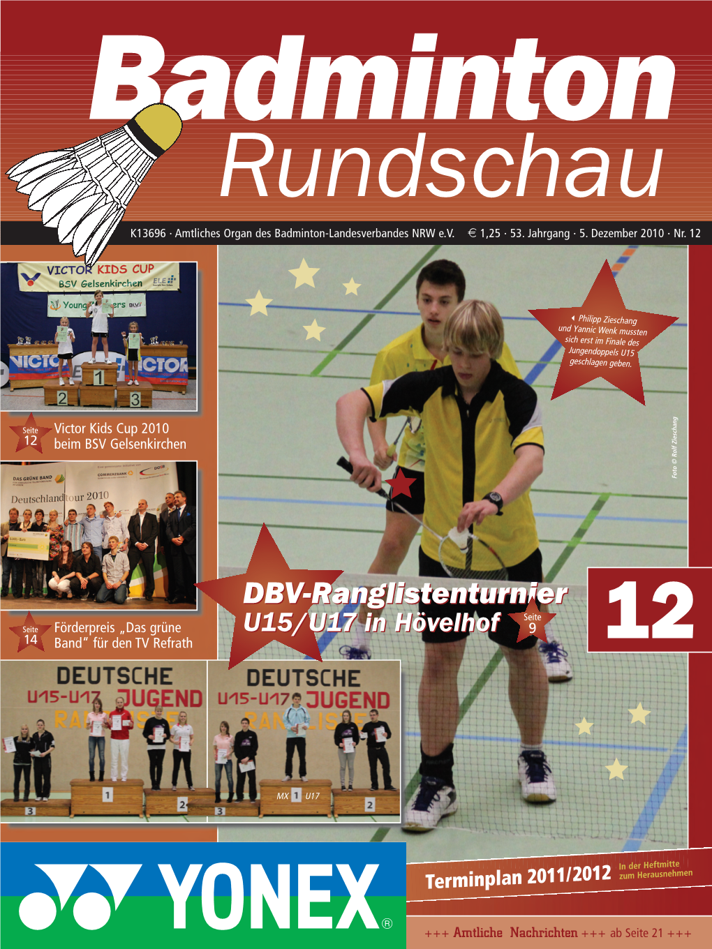 Badminton Rundschau K13696 · Amtliches Organ Des Badminton-Landesverbandes NRW E.V