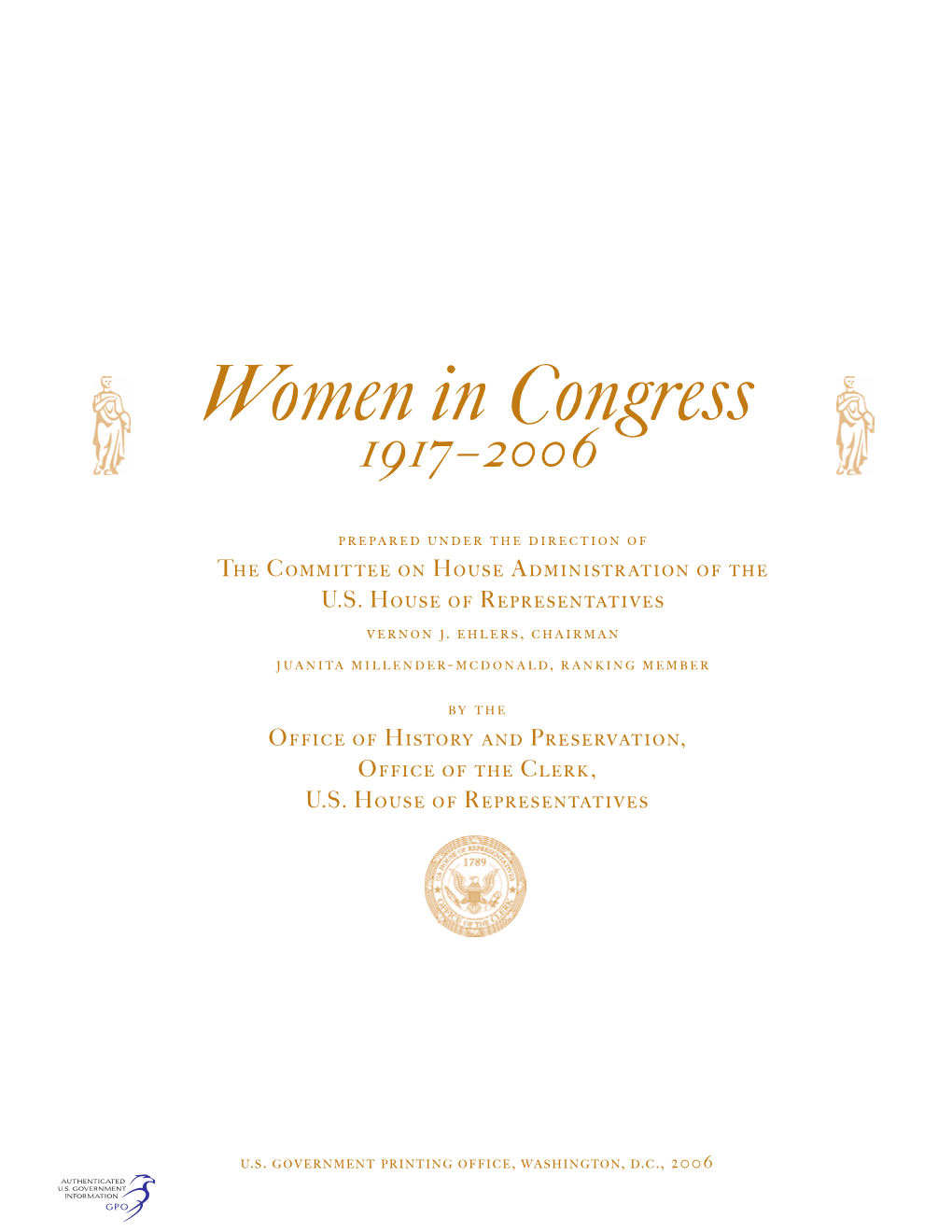 Women in Congress 1917–2006