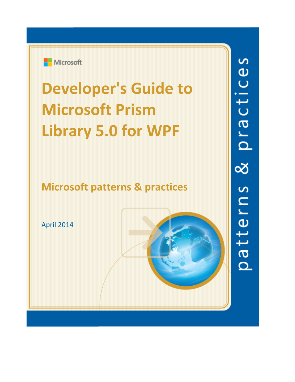 Developer's Guide to Microsoft Prism Library 5.0 for WPF