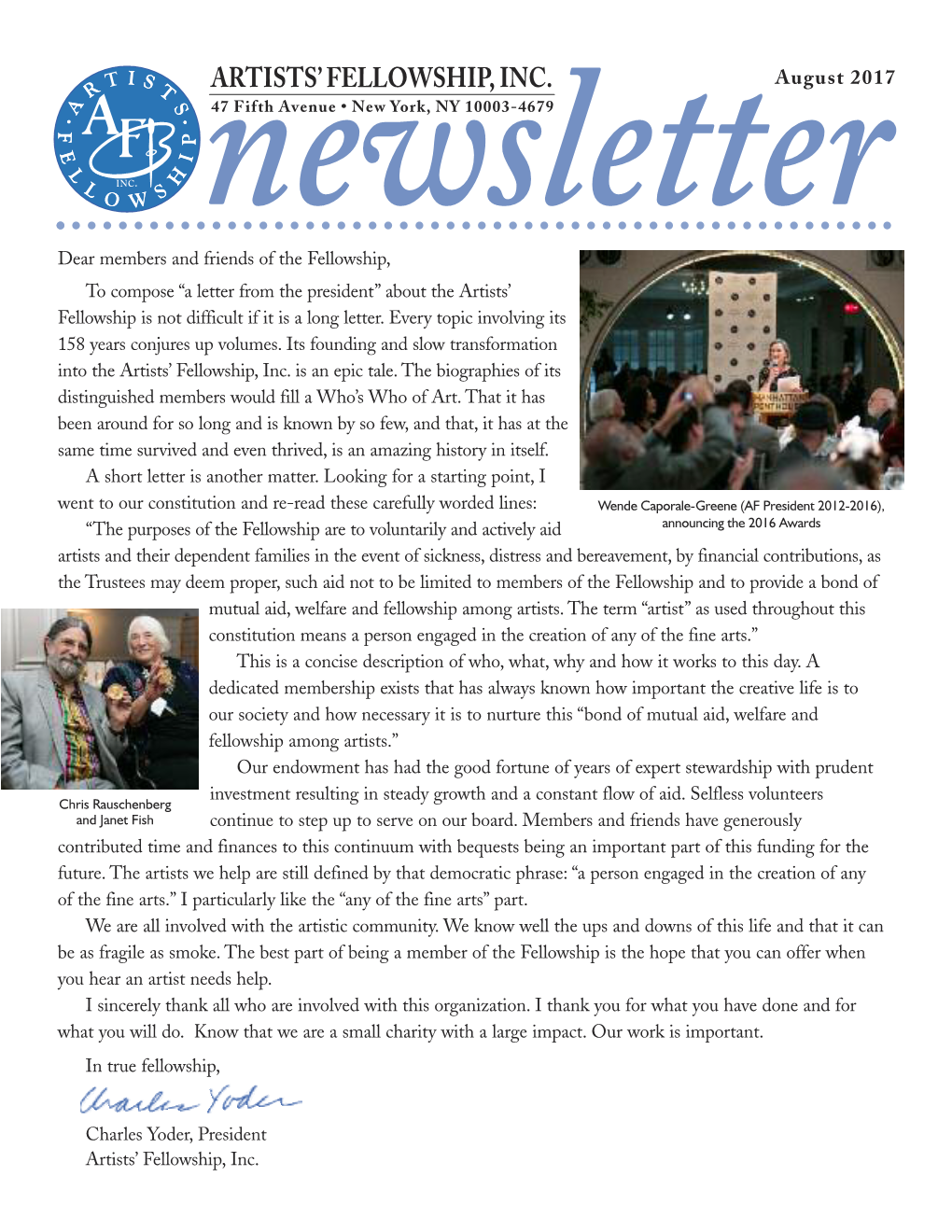 2017 Newsletter