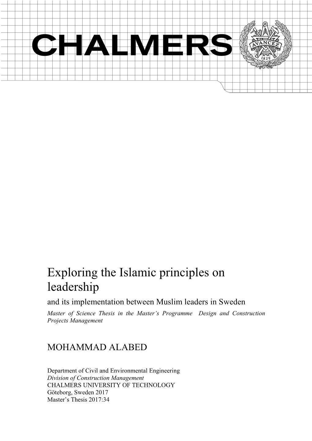 Exploring the Islamic Principles on Leadership