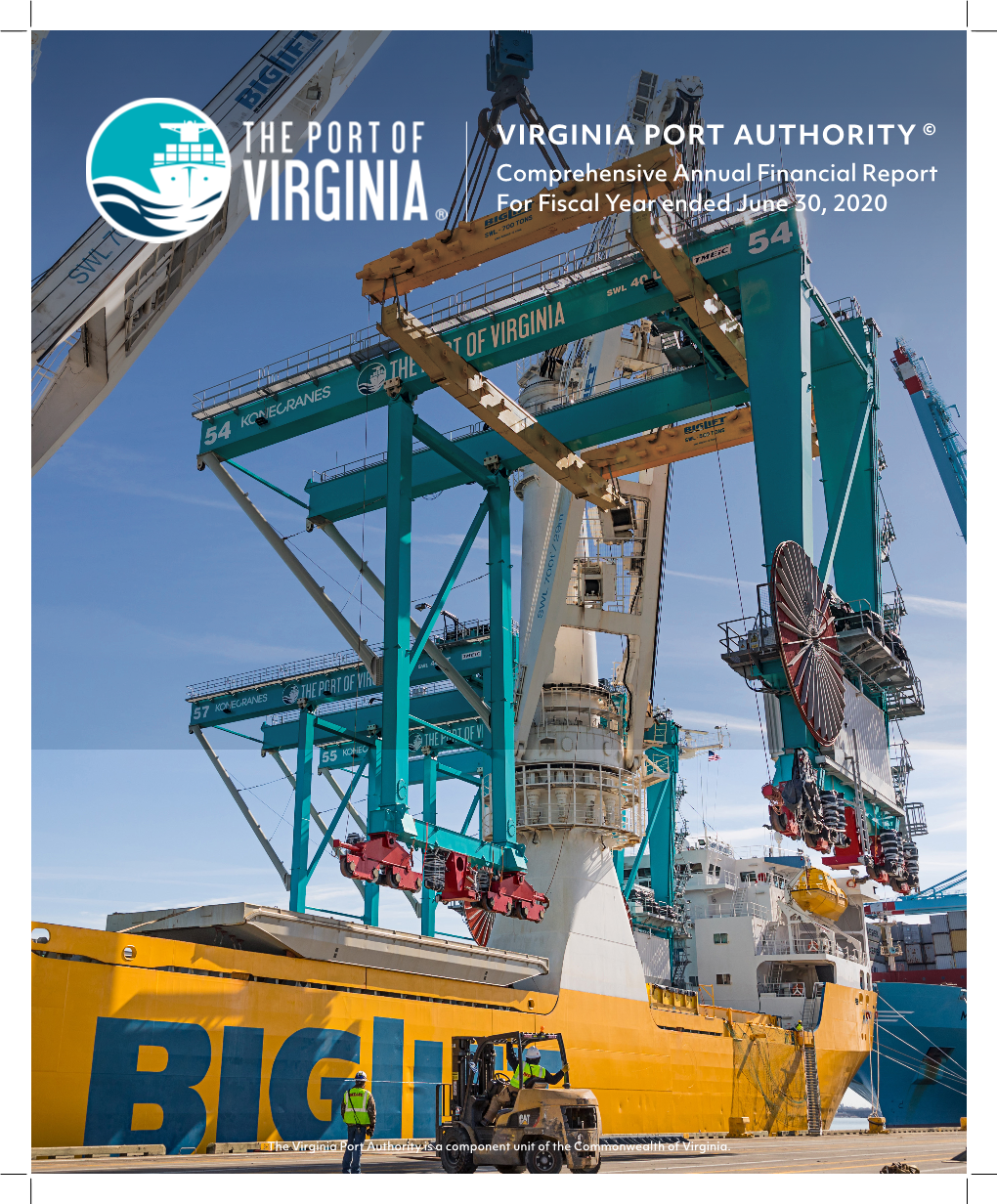 Virginia Port Authority Financial Statements for the Year Ended June