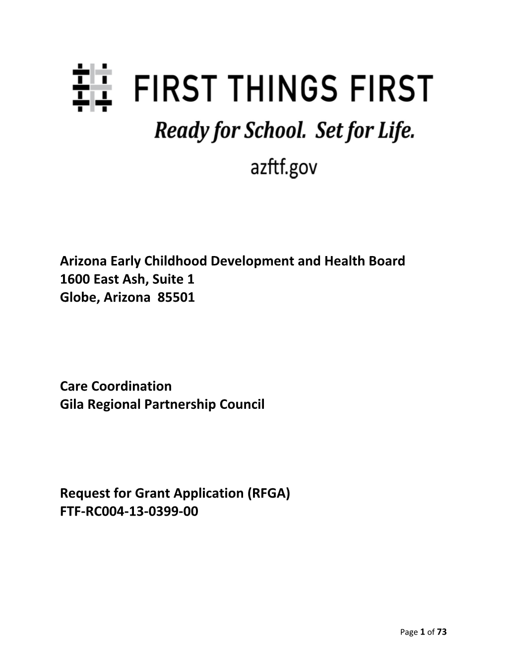 Arizona Early Childhood Development and Health Board s4