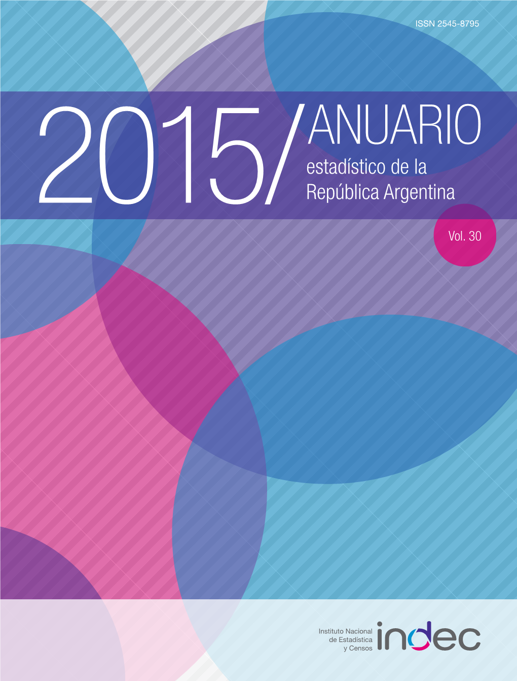 Anuario Estadístico De La República Argentina 2015 1ª Edición