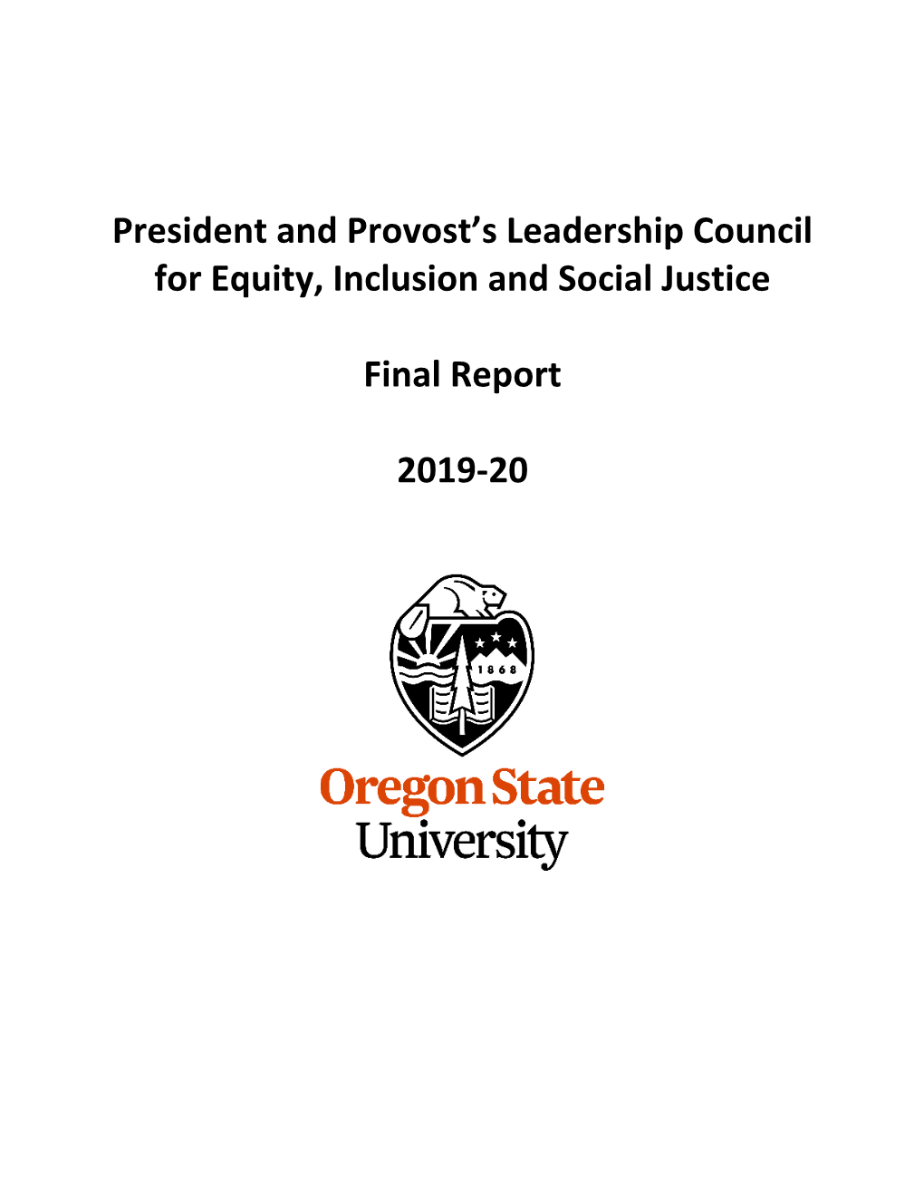 Final Report, PPLC 2019-20