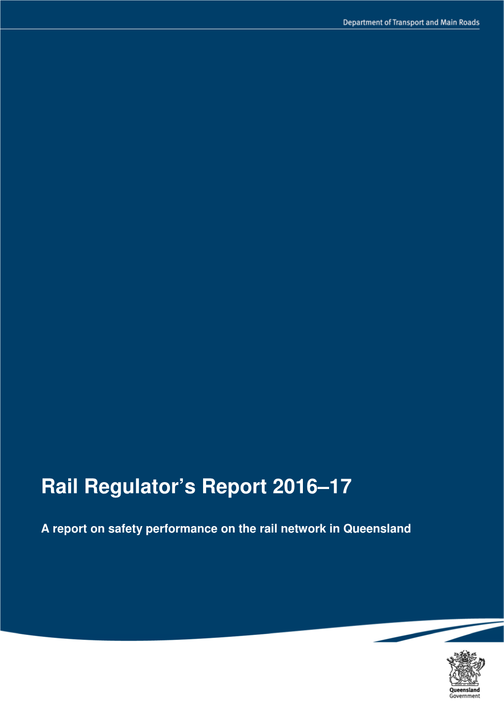 Rail Regulator's Report 2016-17 Final