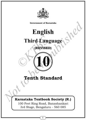English Third Language (REVISED) ©Ktbs10republished Tenthbe Standard To