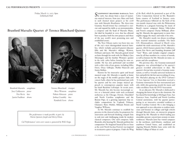 & Branford Marsalis Quartet Terence Blanchard Quintet