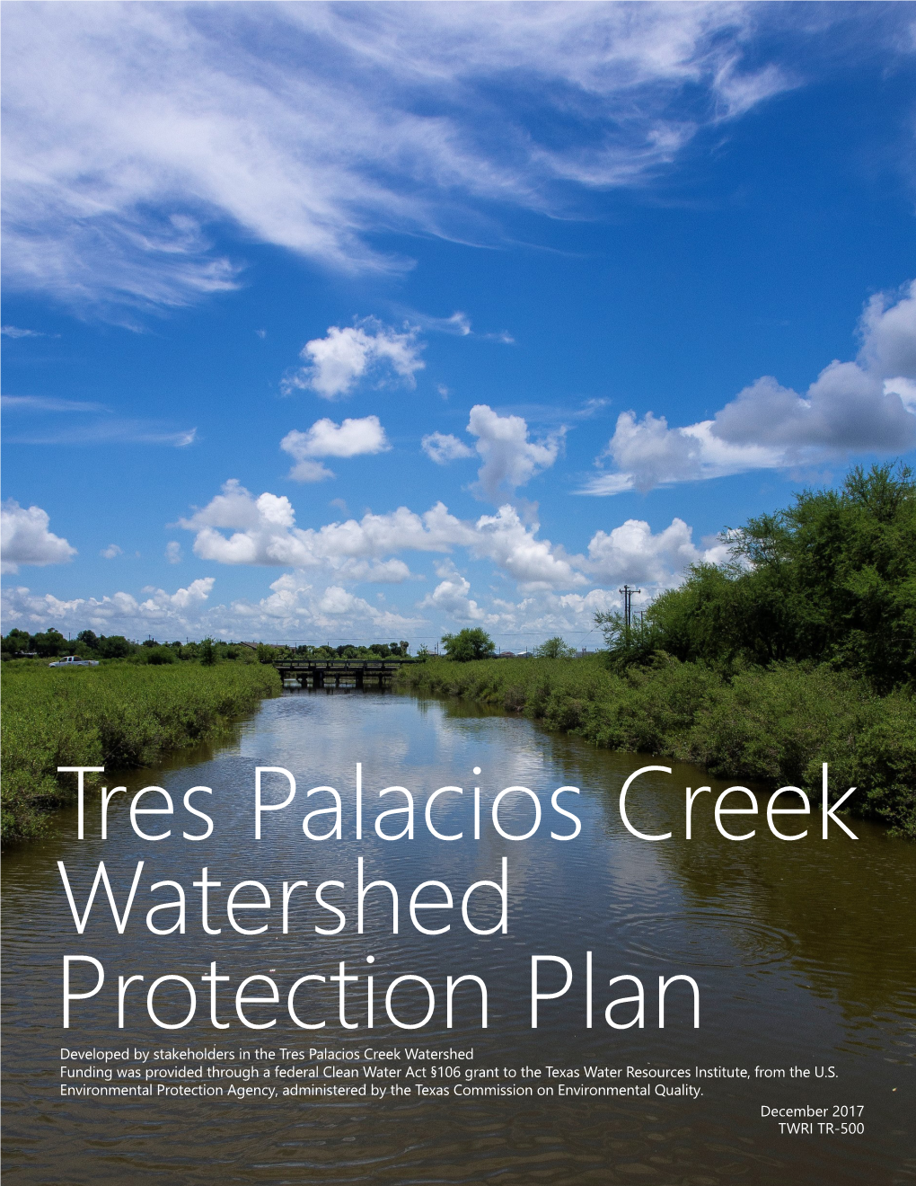 Tres Palacios Creek Watershed Protection Plan