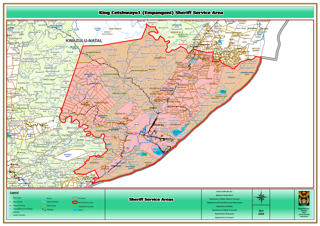 King Cetshwayo1 (Empangeni) Sheriff Service Area