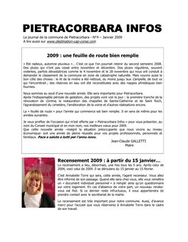 Pietracorbara Infos Pietracorbara Infos