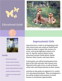 Impressionist Girls Educational Guide