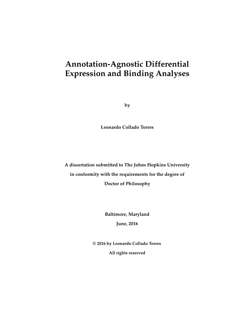 Annotation-Agnostic Differential Expression and Binding Analyses