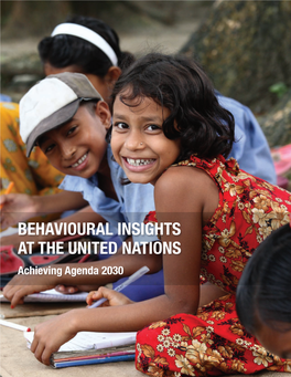 Behavioural Insights at the United Nations: Achieving Agenda 2030